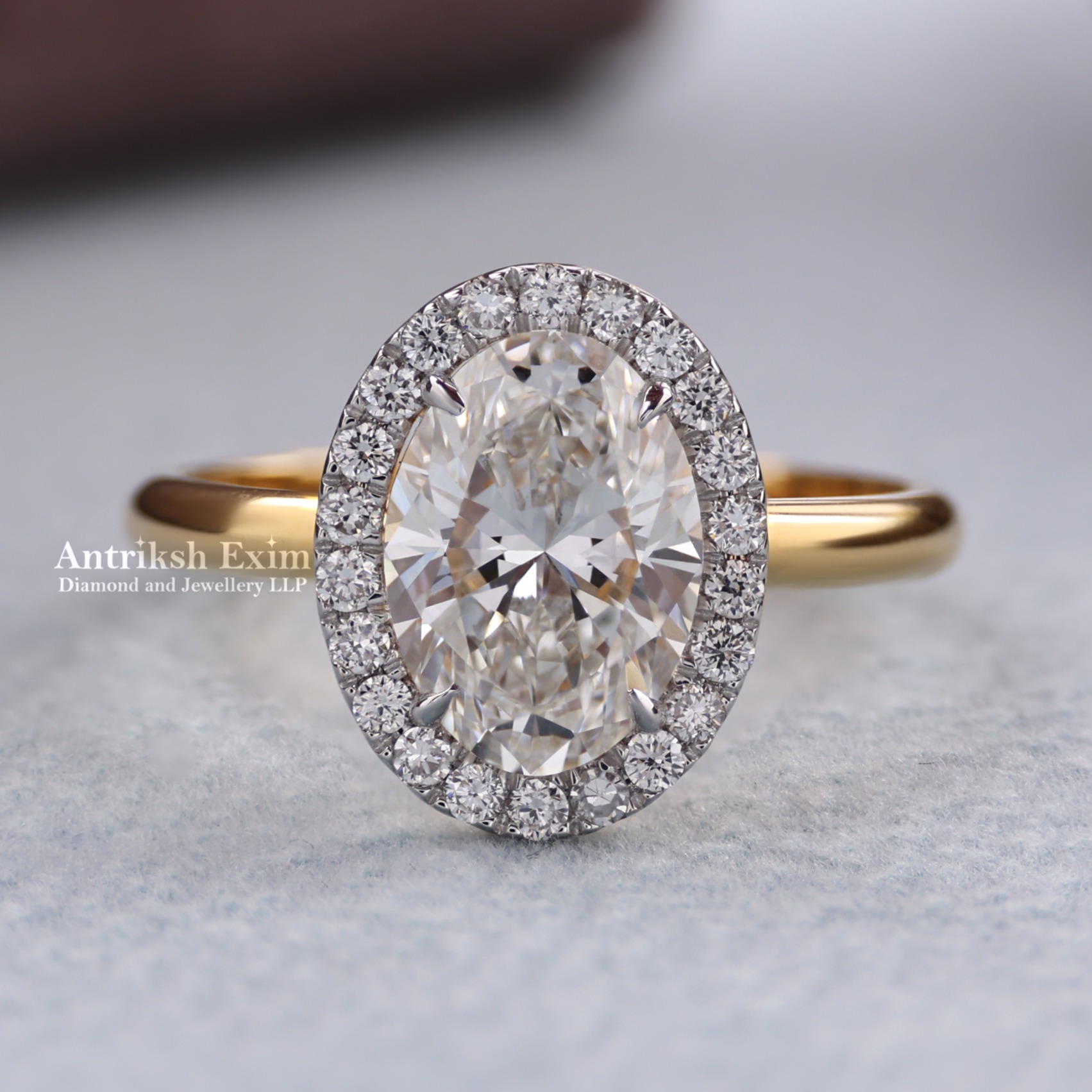 Oval Shape Solitaire Ring