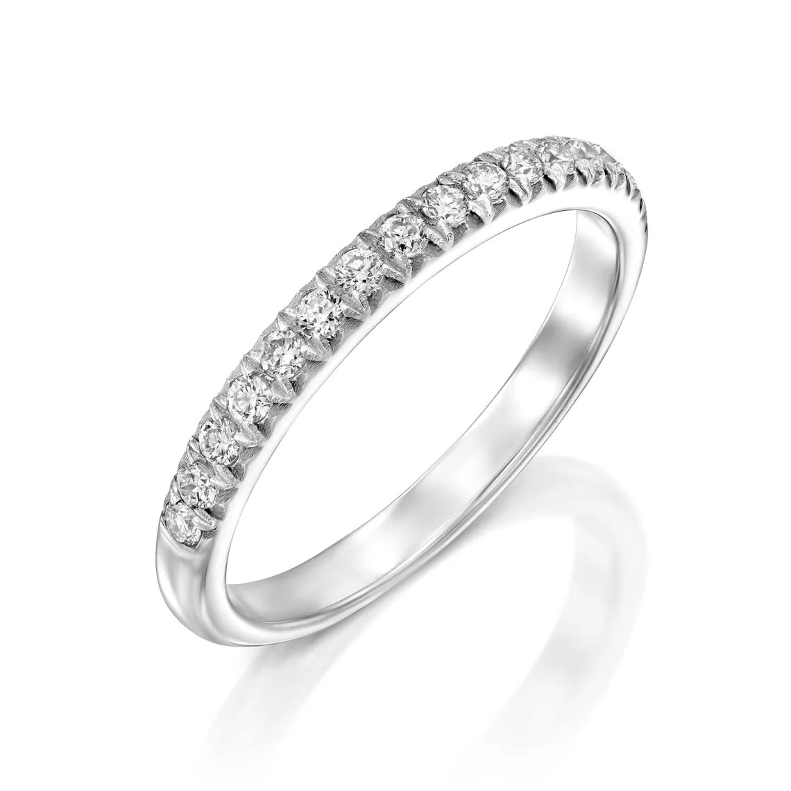 0.25 Ct Round Brilliant Cut Diamond Wedding Band  14k Gold Band  Promise Ring  Diamond Wedding Ring For Her  Minimalist Band  Thin Band